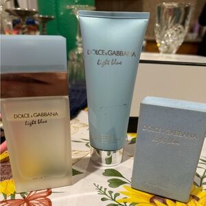Dolce & Gabbana Light Blue Eau de Toilette and Body Cream Set
